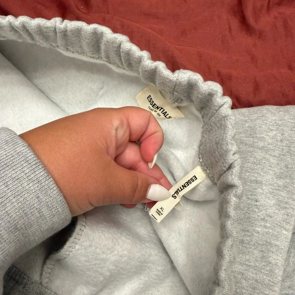 Essentials Light Gray Joggers - Picture 4 of 4